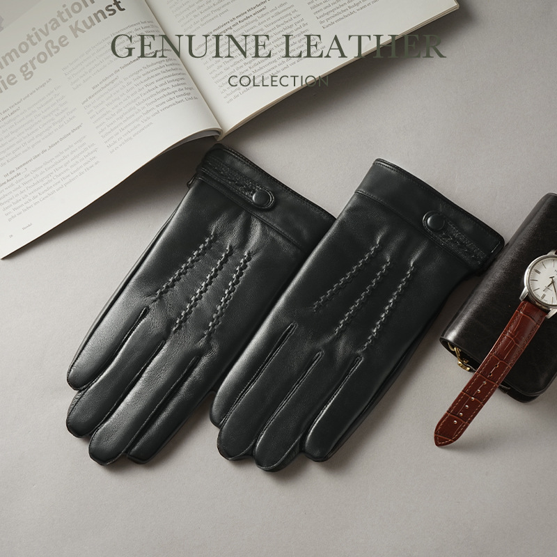 Men's Top Layer Sheepskin Genu - Leather Driving Glove recension och pris