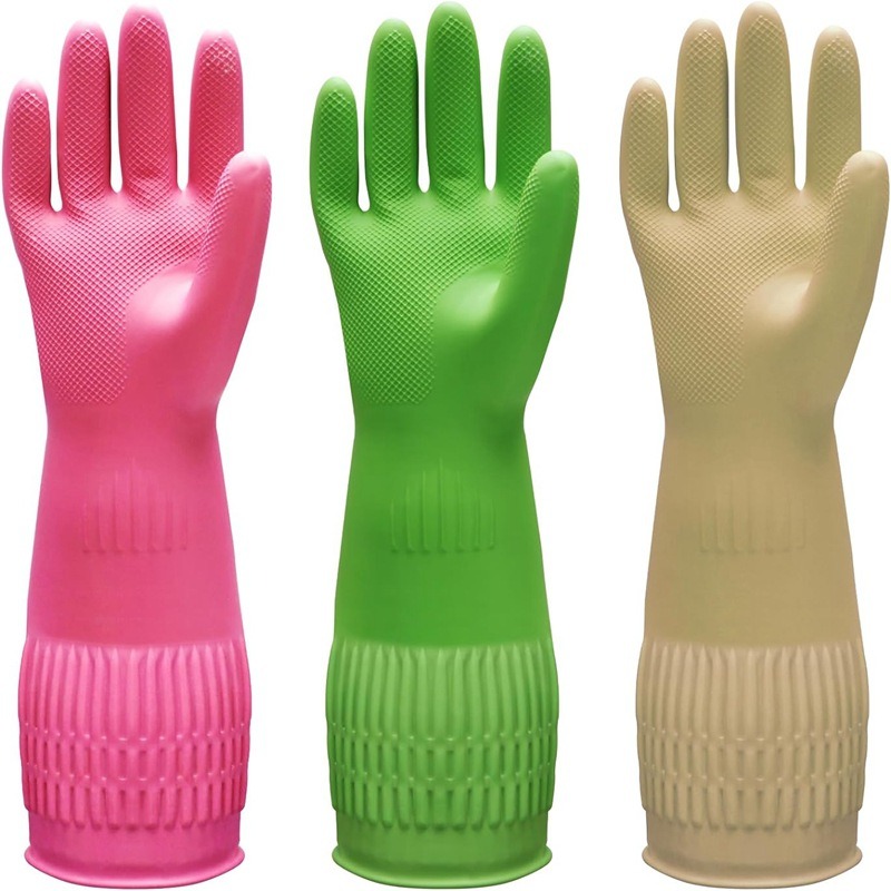 1Pair Lengthen Dishwashing Cle - Dish Glove Rubber recension och pris