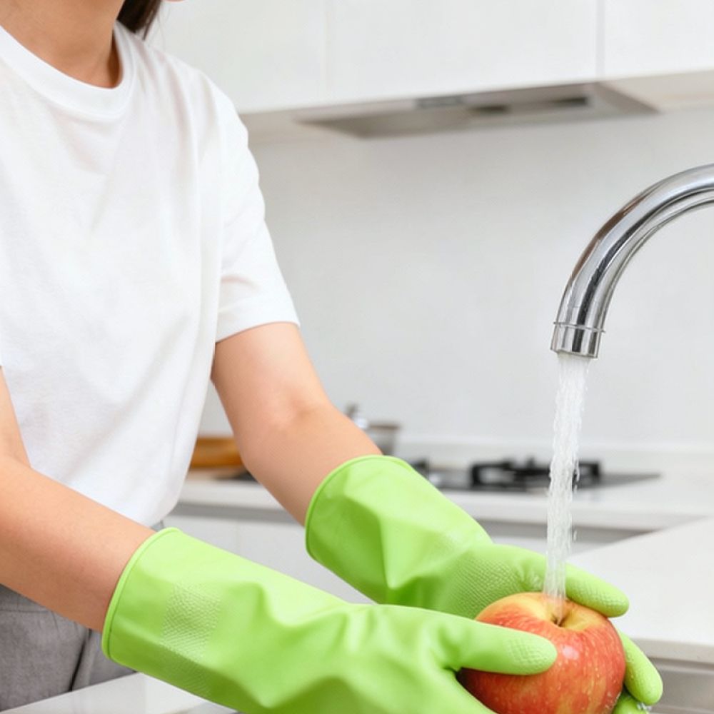 Durable Nitrile Kitchen Gloves - Dish Glove Rubber recension och pris