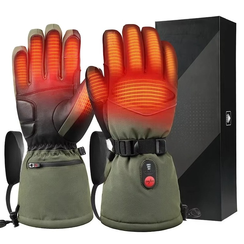 Green 7.4V 3000mAh Outdoor War - Ski Glove Waterproof recension och pris